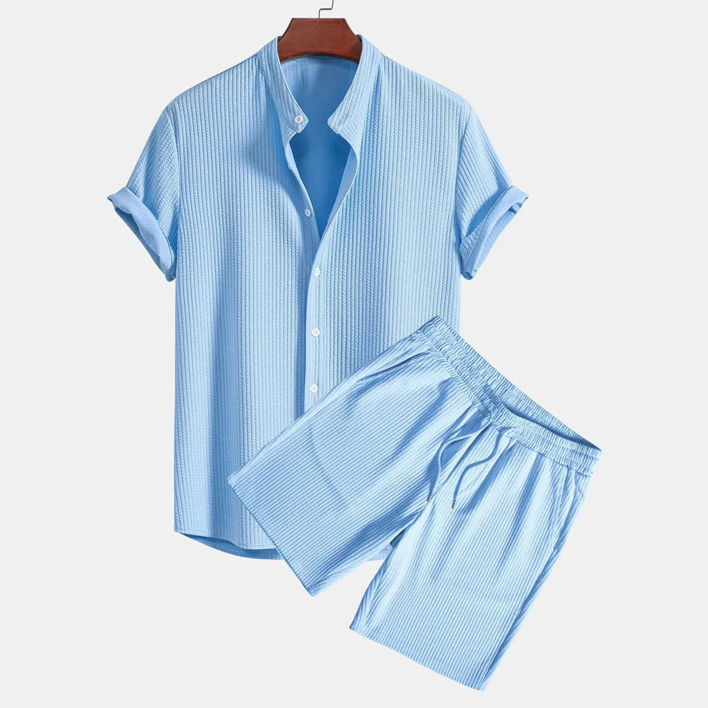  Conjunto de Camisa Y Pantalón Corto para verano