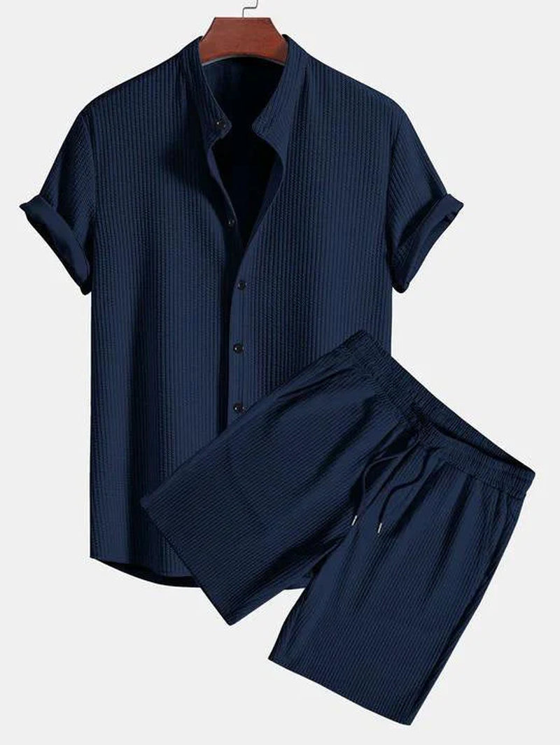  Conjunto de Camisa Y Pantalón Corto para verano