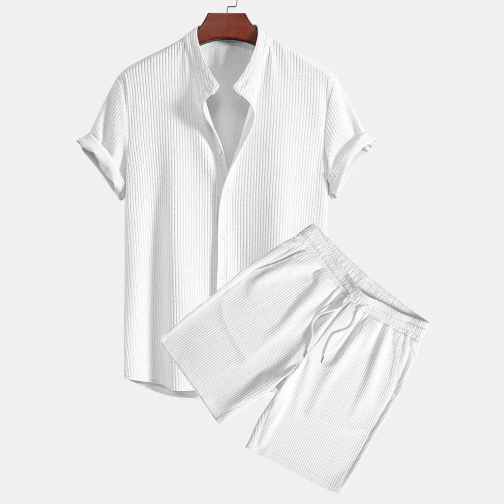  Conjunto de Camisa Y Pantalón Corto para verano
